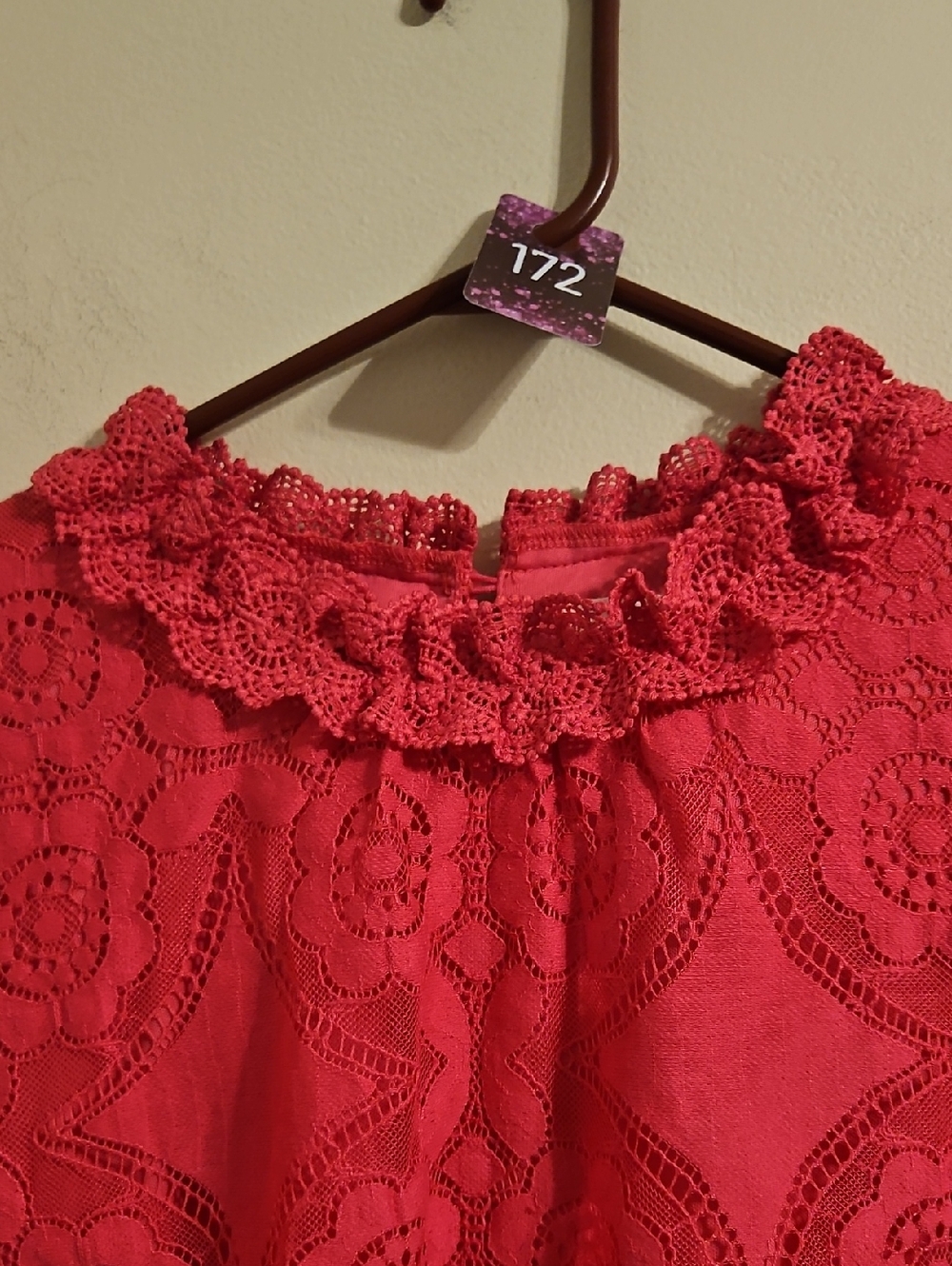 Andree By Unit Pink Lace Blouse. NWT - Picture 2 of 8